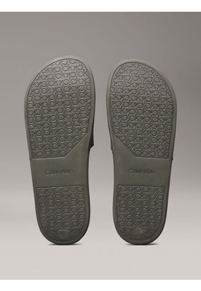 Sandalias Verde Con Logotipo Calvin Klein