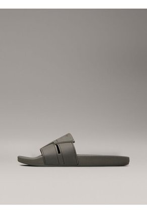 Sandalias Verde Con Logotipo Calvin Klein