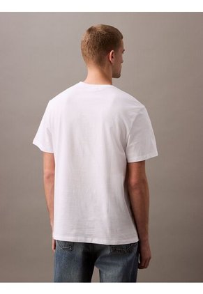 Camiseta Blanca Logo Curve Varsity Calvin Klein