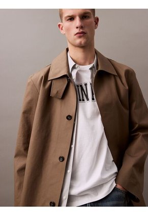 Camiseta Blanca Logo Curve Varsity Calvin Klein