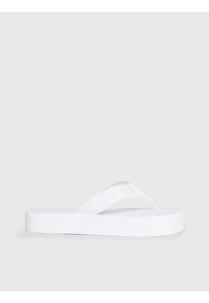 Sandalias Blanco Blanco De Plataforma Calvin Klein