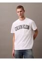 Camiseta Blanca Logo Curve Varsity Calvin Klein de Calvin Klein