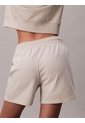 Pantalonetas Blanco De Felpa Francesa Con Logo Monograma Calvin Klein de Calvin Klein