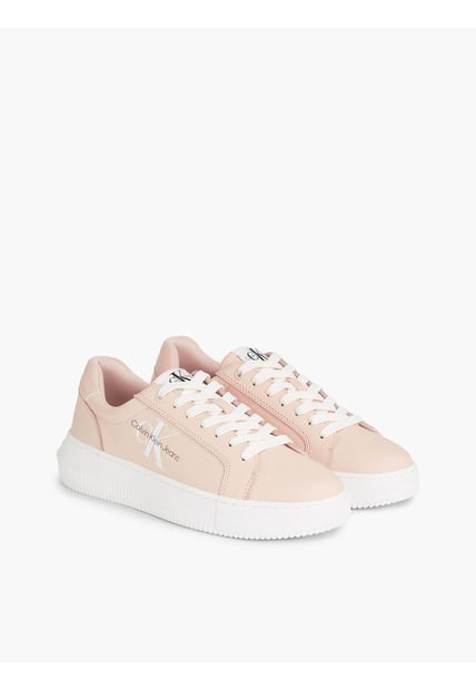 Tenis Rosado Rosado Chunky Cupsole Laceup Calvin Klein