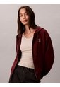 Buzo Rojo Con Capota Y Cierre De Cremallera Calvin Klein de Calvin Klein