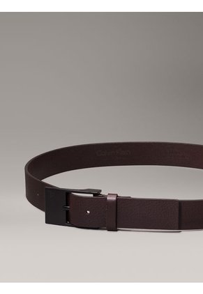 Cinturón Café Classic De Cuero Calvin Klein
