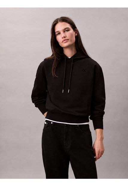 Buzo Negro Con Capota - Archive Calvin Klein