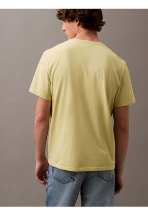 Camiseta Verde Embroidered CK Shield Crewneck Calvin Klein