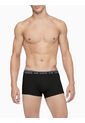 Ropa Interior 3 Pack Low Rise Trunk Algodón Ck One Negro Calvin Klein de Calvin Klein