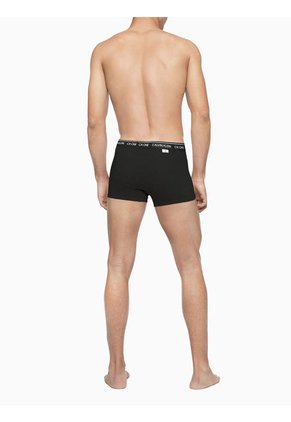 Ropa Interior 3 Pack Low Rise Trunk Algodón Ck One Negro Calvin Klein