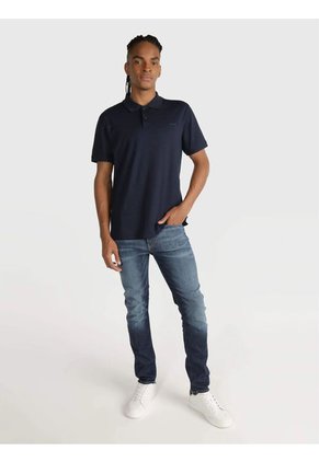Polo Azul Solid Liquid Calvin Klein