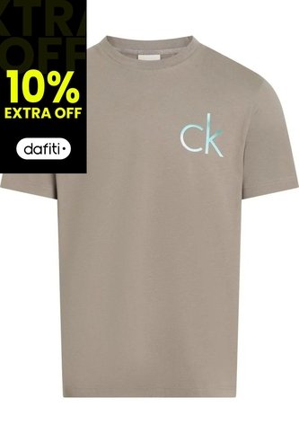 Camiseta Gris Con Logo Calvin Klein Calvin Klein