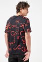 Camiseta Negro-Rojo Calvin Klein de Calvin Klein