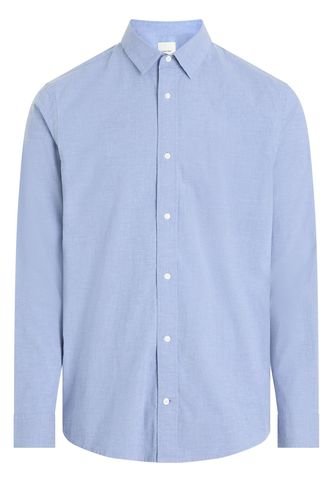 Camisa Azul Chambray Ligera Manga Larga Calvin Klein Calvin Klein