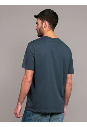 Camiseta Negra Solid Liquid Con Logo Calvin Klein