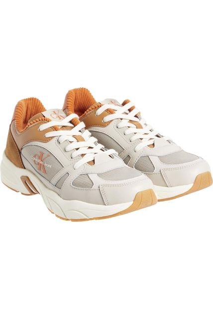 Tenis Beige Tipo Deportivas Para Hombre Calvin Klein