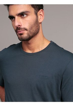 Camiseta Negra Solid Liquid Con Logo Calvin Klein