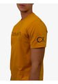 Camiseta Naranja Con Logo Traveling Calvin Klein de Calvin Klein