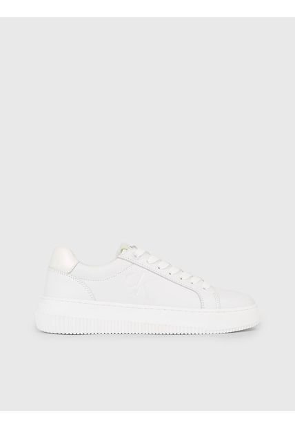 Tenis Cuero Mujer Blanco Calvin Klein