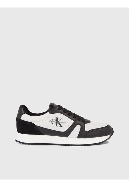 Tenis De Malla Hombre Negro Calvin Klein