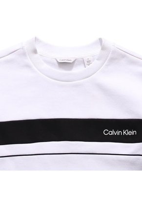 Saco Blanco Con Logo Estándar Calvin Klein