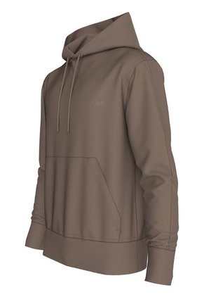 Buzo Café Con Capota Y Logo Tonal Para Hombre