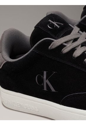 Tenis Negro De Ante Calvin Klein
