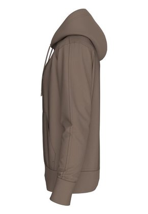 Buzo Café Con Capota Y Logo Tonal Para Hombre