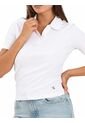 Polo Blanco Con Insignia Calvin Klein de Calvin Klein