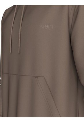 Buzo Café Con Capota Y Logo Tonal Para Hombre
