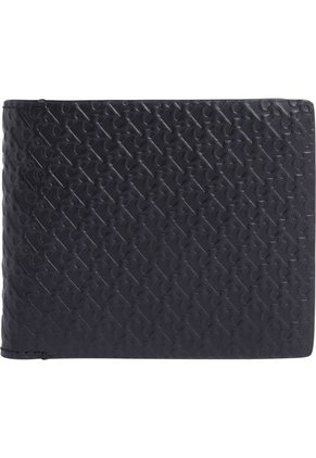Billetera Celeste Bifold Con Estampado En Relieve Calvin Klein