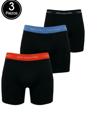 Bóxer Trio Negro-Naranja-Azul Calvin Klein