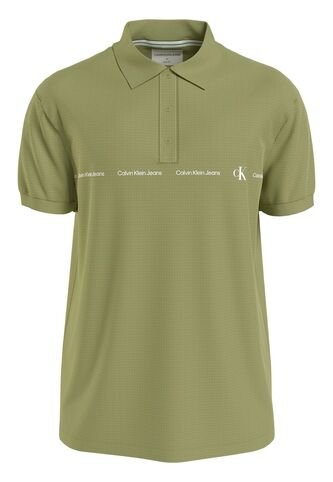 Polo Con Repetición De Logotipo Calvin Klein Calvin Klein