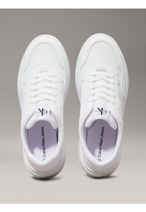 Tenis Blanco Low Cut Con Cordones Para Niñas Calvin Klein