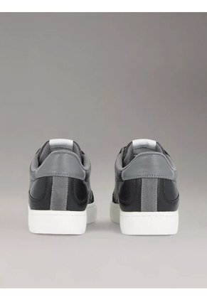 Tenis Negro De Cuero Calvin Klein