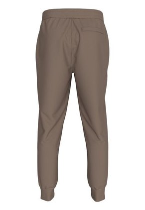 Jogger Chocolate Institutional Con Logo Tonal Calvin Klein