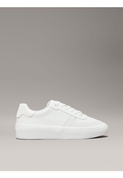 Tenis Blanco Con Logo Calvin Klein