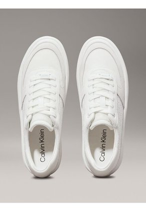 Tenis Blanco Con Logo Calvin Klein