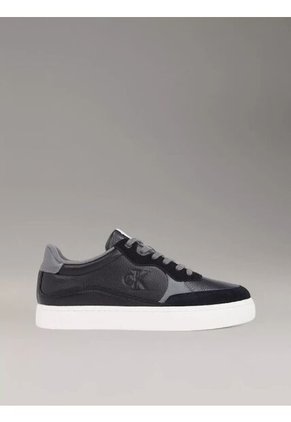 Tenis Negro De Cuero Calvin Klein