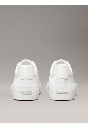 Tenis Blanco Con Logo Calvin Klein
