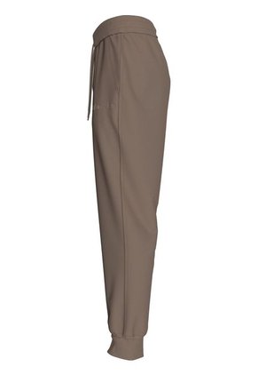 Jogger Chocolate Institutional Con Logo Tonal Calvin Klein