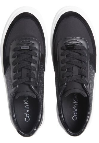 Tenis Negro Con Logo Calvin Klein Calvin Klein