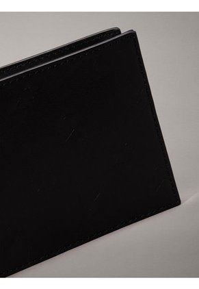 Billetera Negra Con Compartimento Para Billetes Y Monedero De Cuero Calvin Klein