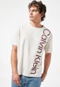 Camiseta Beige-Vinotinto  Calvin Klein de Calvin Klein