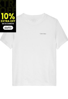 Camiseta Blanca Infantil Calvin Klein