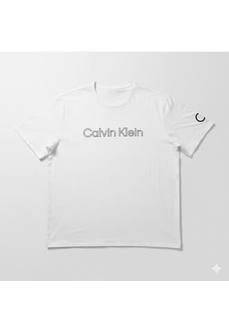 Camiseta Blanca Con Logo Traveling Calvin Klein Calvin Klein