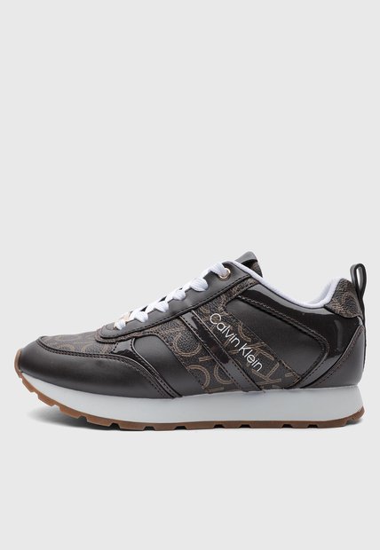 Tenis Lifestyle Calvin Klein Carlla 3 Marrón