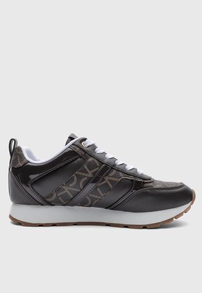 Tenis Lifestyle Calvin Klein Carlla 3 Marrón