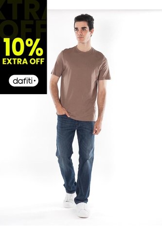 Camiseta Con Logo Hombre Chocolate Calvin Klein Calvin Klein