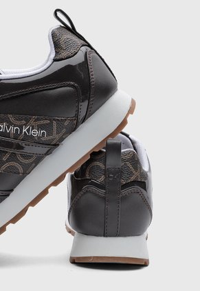 Tenis Lifestyle Calvin Klein Carlla 3 Marrón